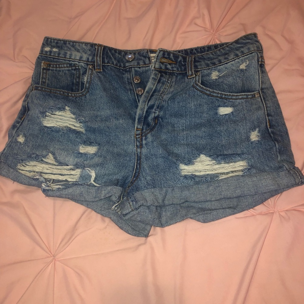 Shorts with holes
